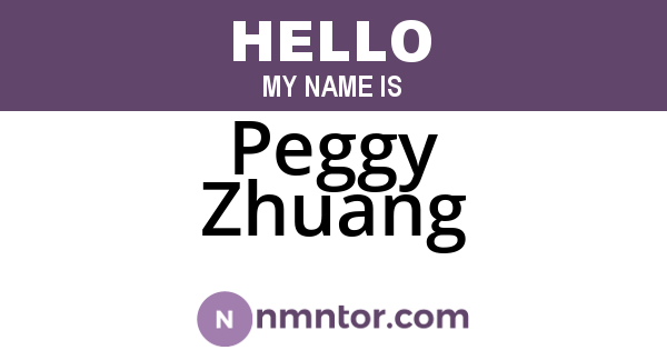 Peggy Zhuang