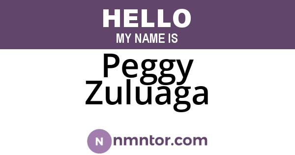Peggy Zuluaga