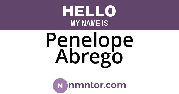 Penelope Abrego