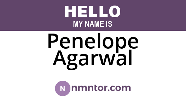 Penelope Agarwal