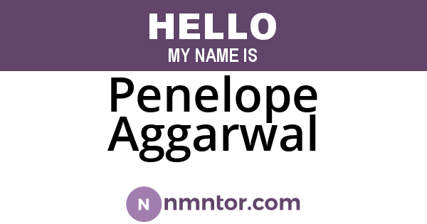 Penelope Aggarwal