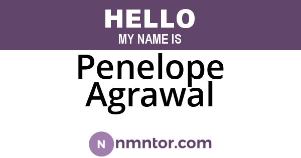 Penelope Agrawal