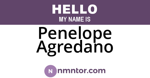 Penelope Agredano