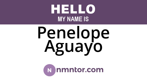 Penelope Aguayo