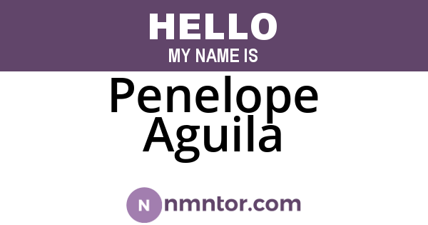 Penelope Aguila