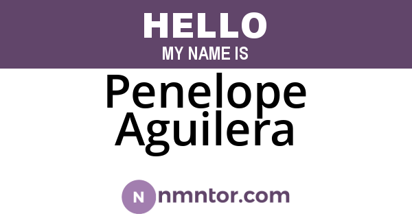 Penelope Aguilera