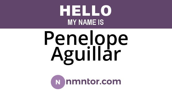 Penelope Aguillar