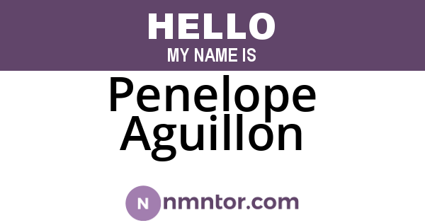 Penelope Aguillon