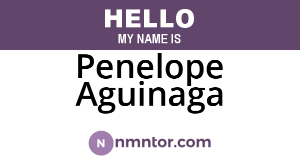 Penelope Aguinaga