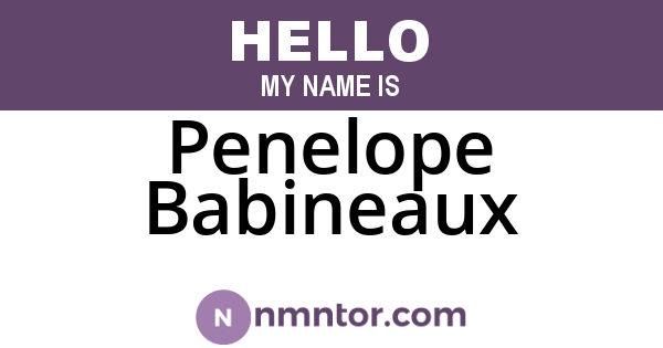 Penelope Babineaux