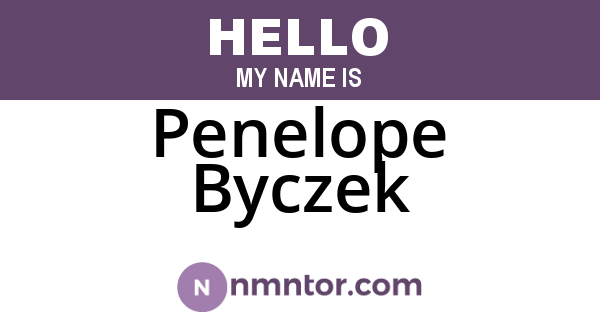 Penelope Byczek