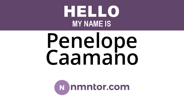 Penelope Caamano