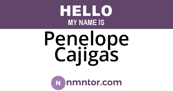 Penelope Cajigas