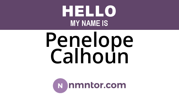 Penelope Calhoun