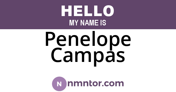 Penelope Campas