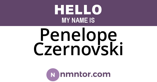 Penelope Czernovski