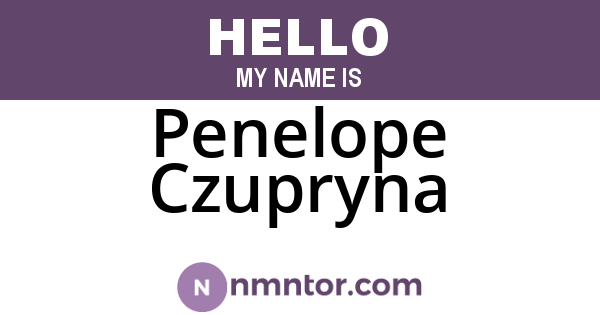 Penelope Czupryna