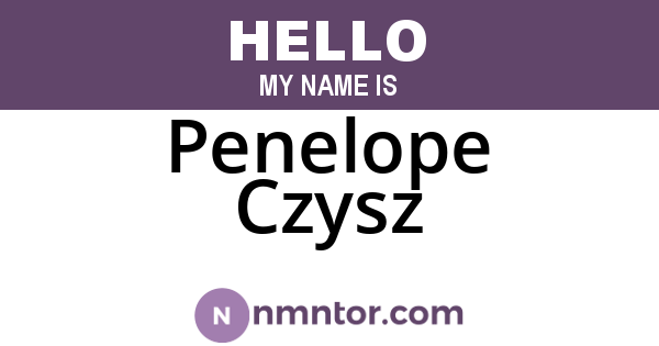 Penelope Czysz