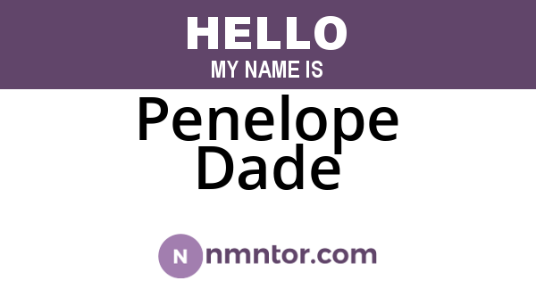 Penelope Dade