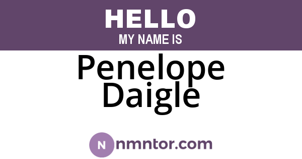 Penelope Daigle