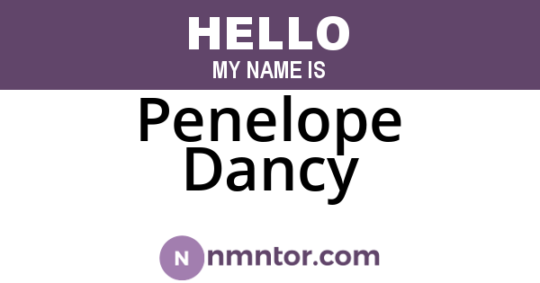 Penelope Dancy
