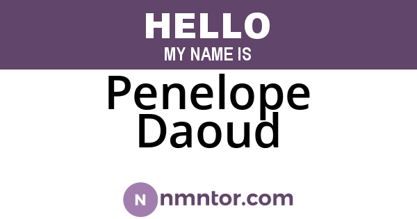 Penelope Daoud