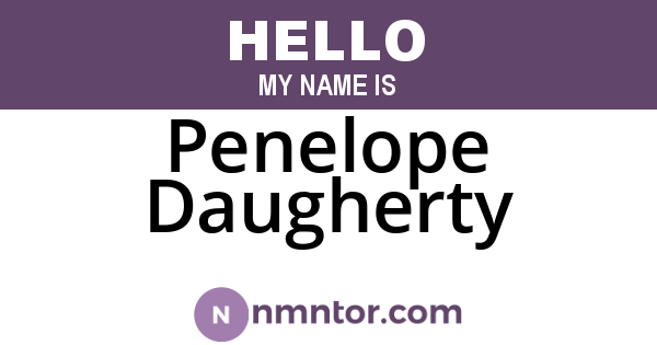 Penelope Daugherty