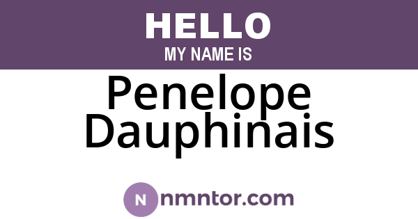 Penelope Dauphinais