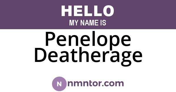 Penelope Deatherage