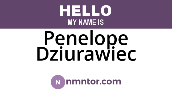 Penelope Dziurawiec