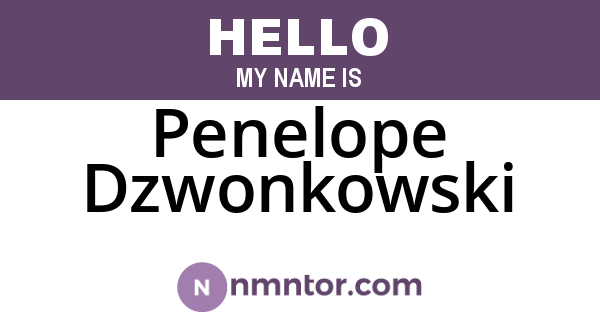 Penelope Dzwonkowski