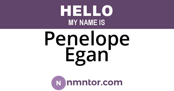 Penelope Egan