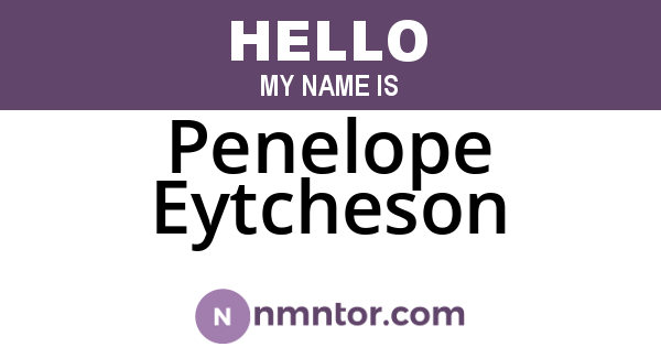 Penelope Eytcheson