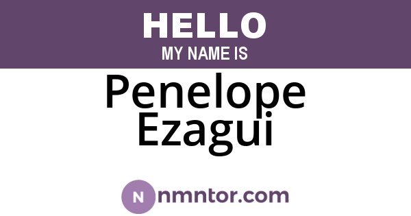 Penelope Ezagui