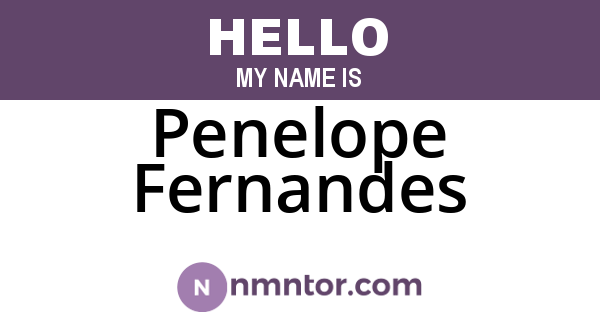 Penelope Fernandes