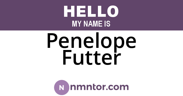 Penelope Futter