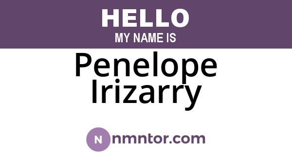 Penelope Irizarry