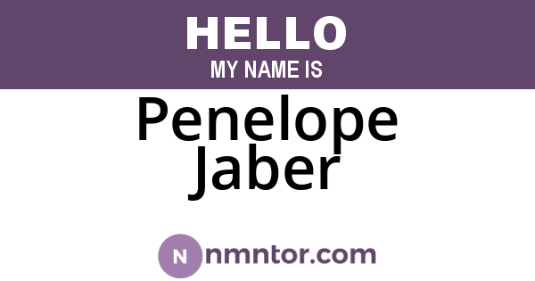 Penelope Jaber