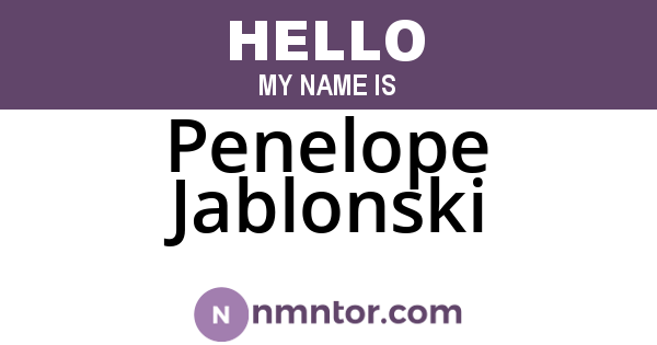 Penelope Jablonski