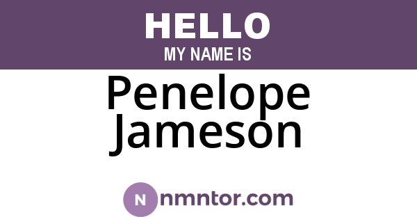 Penelope Jameson