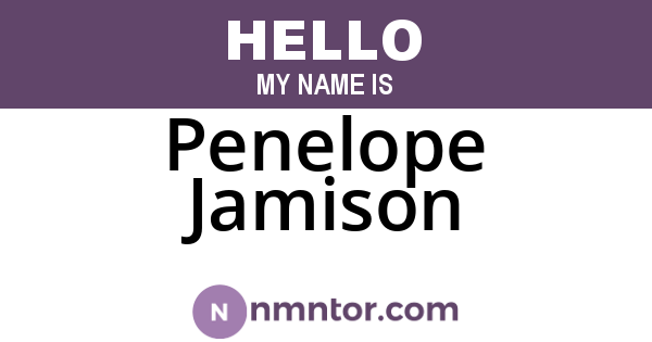 Penelope Jamison