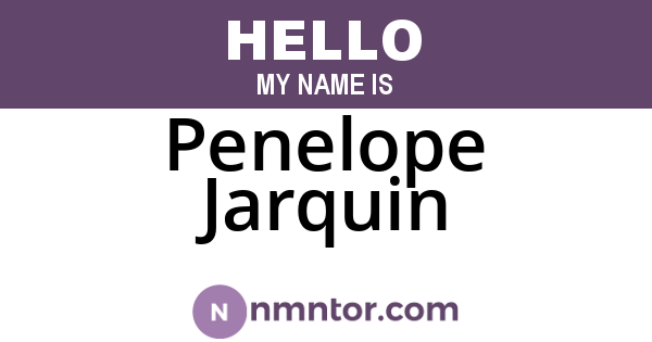 Penelope Jarquin