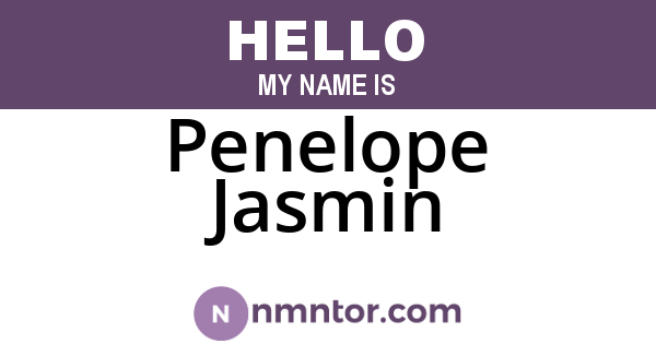 Penelope Jasmin