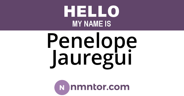 Penelope Jauregui