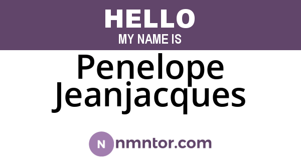 Penelope Jeanjacques