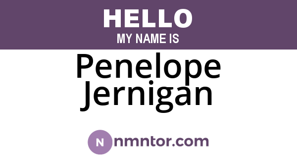 Penelope Jernigan