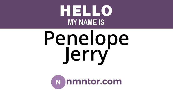 Penelope Jerry