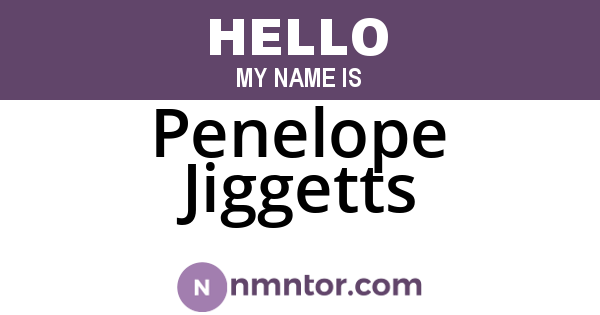 Penelope Jiggetts