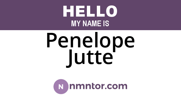 Penelope Jutte