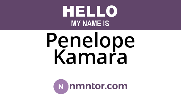 Penelope Kamara